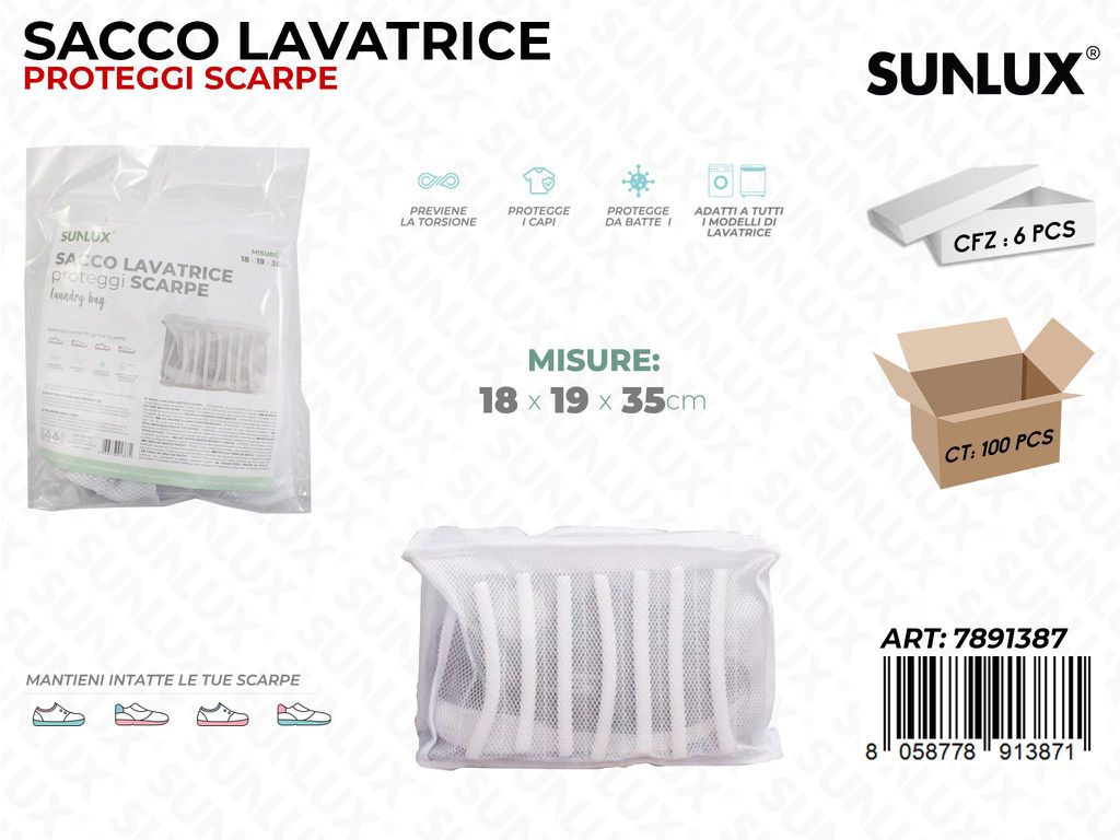 Sunlux Sacco Proteggi Scarpe 18*19*35CM /Pz da 6/4