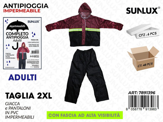 Sunlux Antipioggia Imperm. Adulti Tg. 2XL