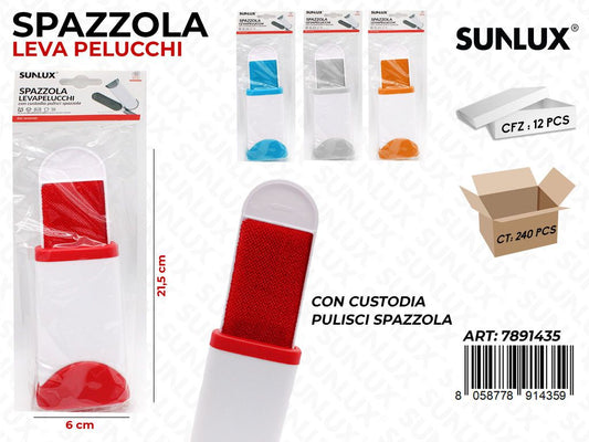 Sunlux Spazzola Leva Pelucchi Ass. 6*21.5CM