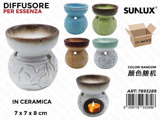 Sunlux Diffusore per Essenza Ceramica ASS.7*7*8CM