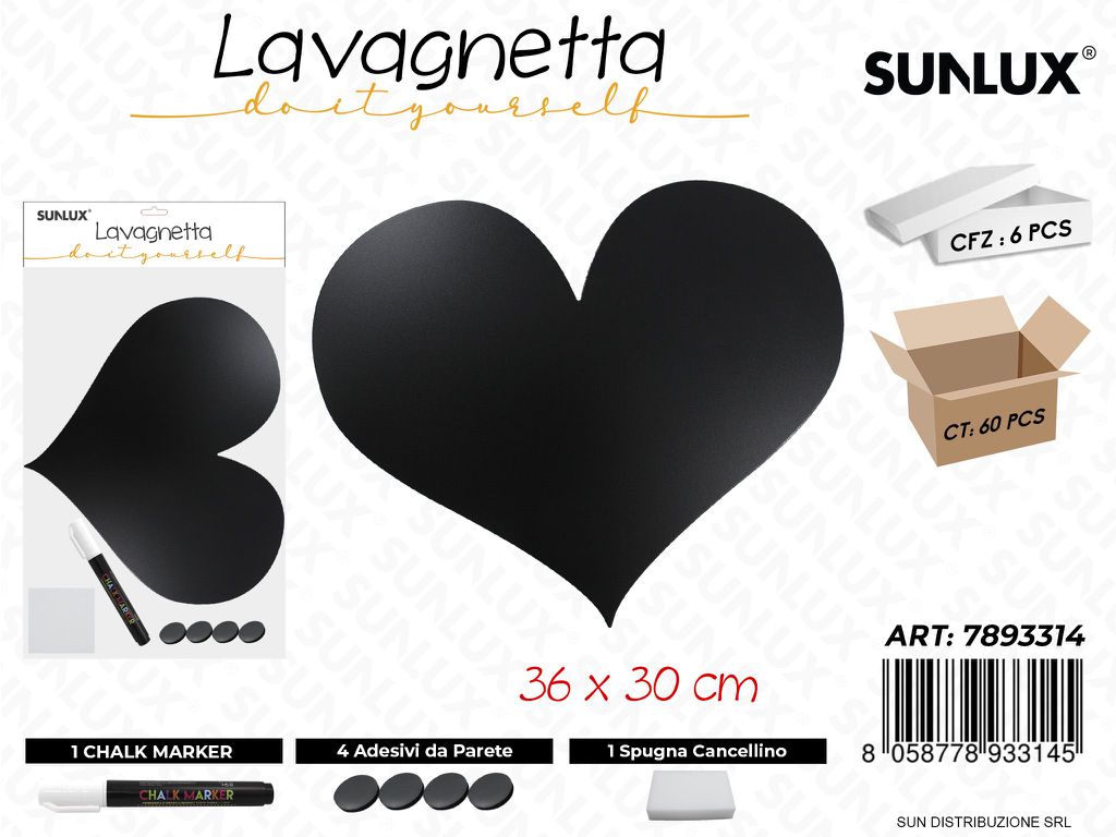Lavagnetta da Parete F. Cuore 36*30CM