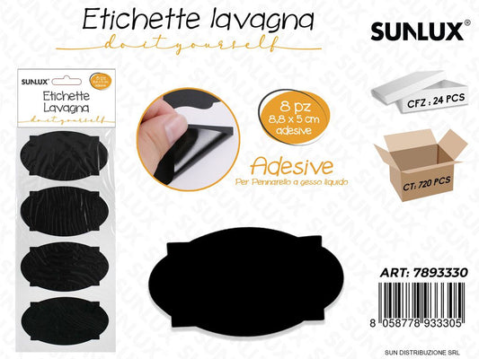 Etichette Lavagna Adv 8.8*5CM 8PCS