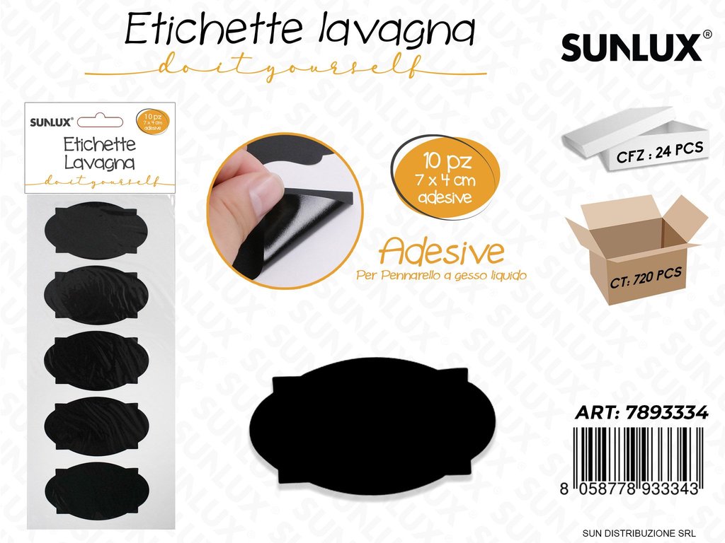 Etichette Lavagna Adv 7*4CM 10 Pcs