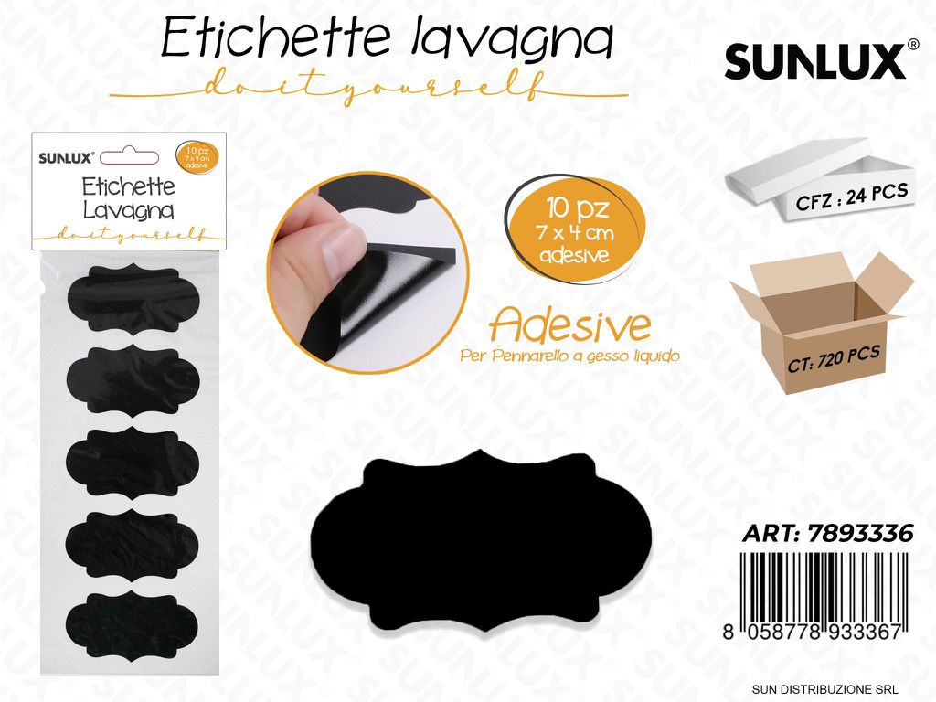 Etichette Lavagna Adv 7*4CM 10 Pcs