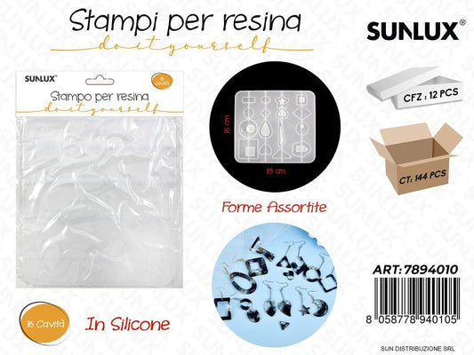 Stampi in Silicone per Resina Ass. 16CAVITA