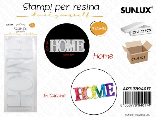 Stampi in Silicone per Resina Home 4CAVITA