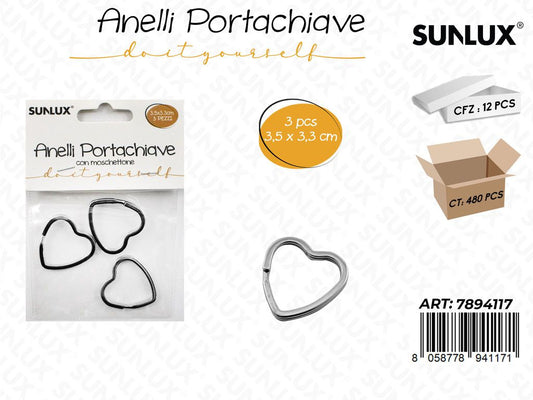 Anelli Portachiave 3.5*3.3 Cm 3PCS
