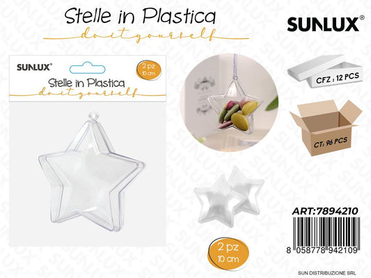 Stelle in Plastica 2PCS D. 10CM