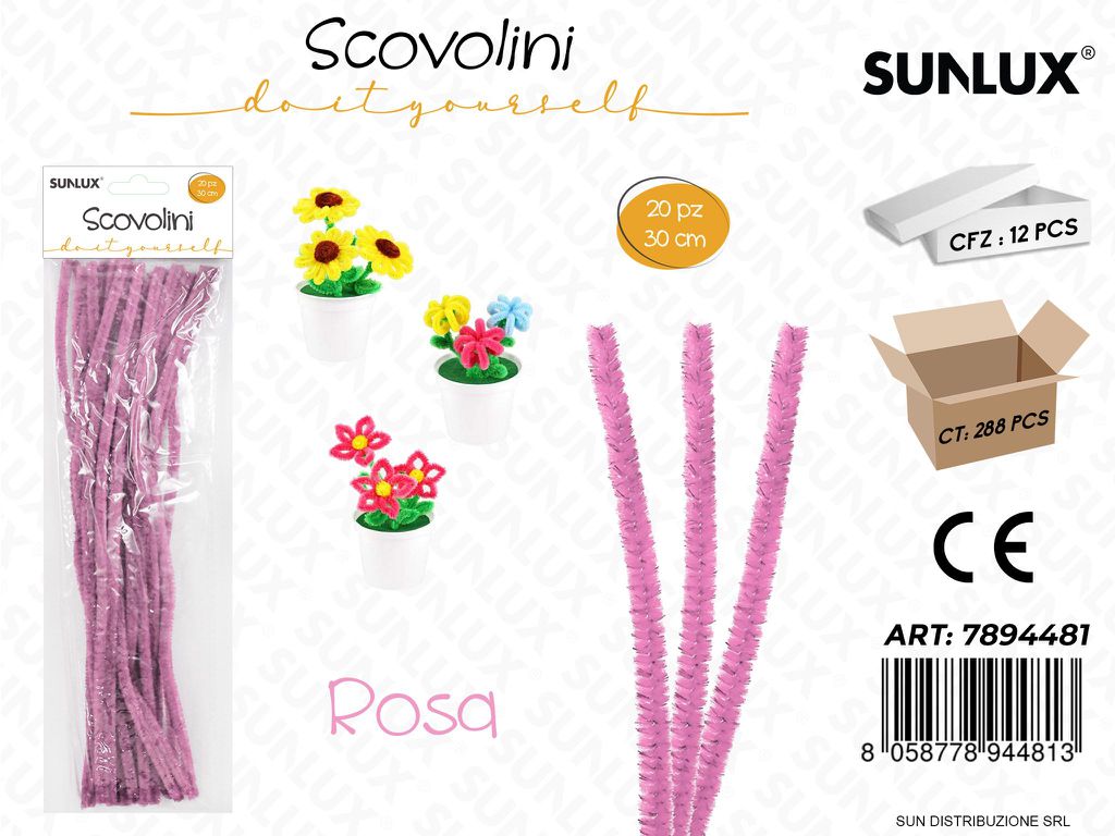 Scovolini Rosa 20PCS 30CM