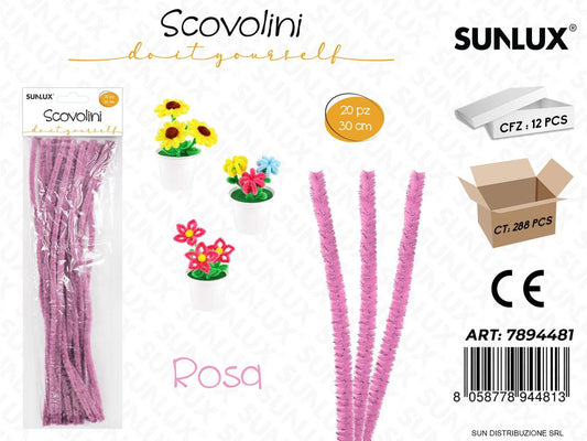 Scovolini Rosa 20PCS 30CM