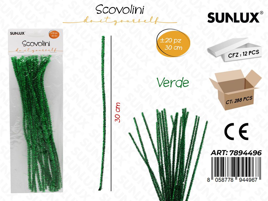 Scovolini Verde Metal 20PCS 30CM