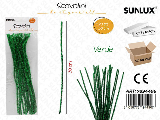 Scovolini Verde Metal 20PCS 30CM