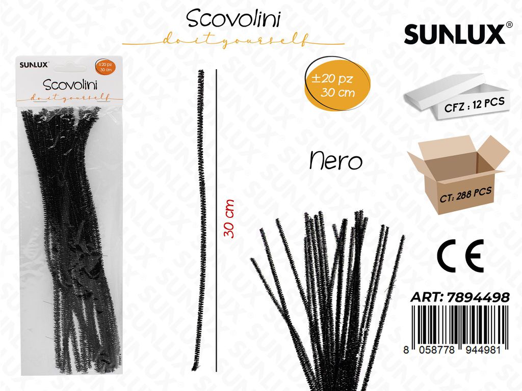 Scovolini Nero Metal 20PCS 30CM