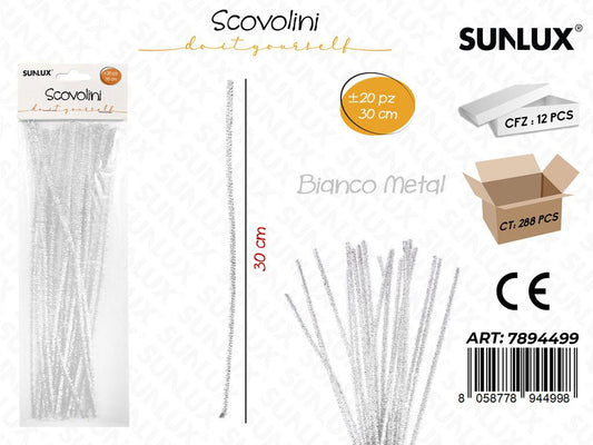 Scovolini Bianco Metal 20PCS 30CM
