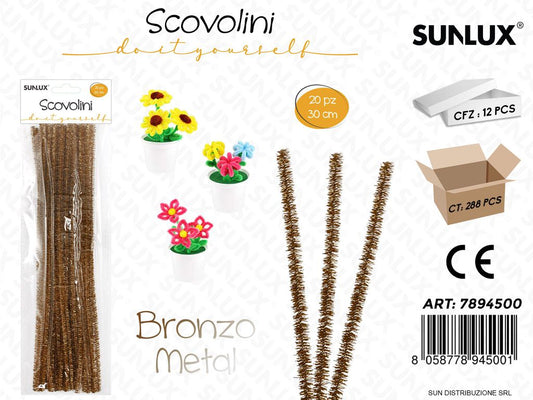 Scovolini Bronzo Metal 20PCS 30CM