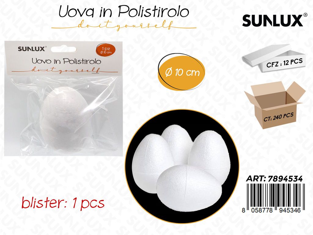 Sfere in Polistirolo D.10CM