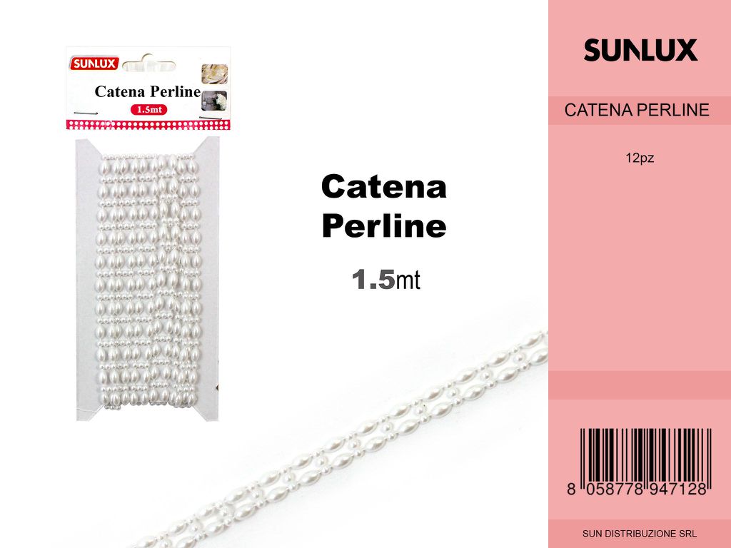 STRASS MAGLIA 1.5MT/PZ DA 12**