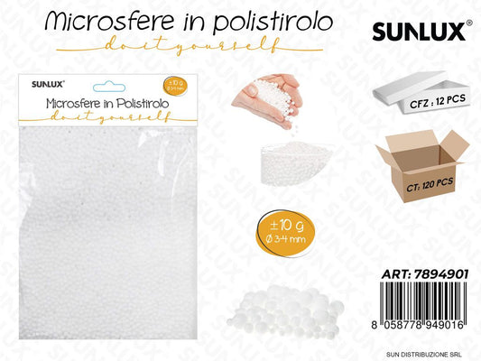 Microsfere in Polistirolo 10G 3-4MM