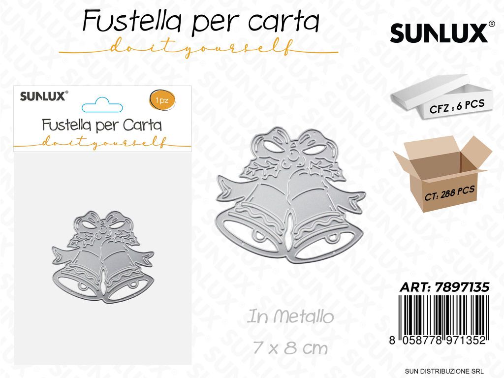 Fustelle per Carta Natale in Metallo 7*8CM