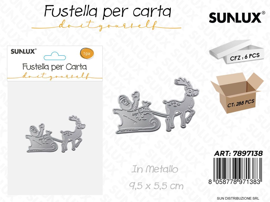 Fustelle per Carta Natale in Metallo 9.5*5.5CM