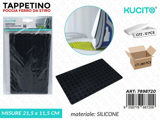 Kucito Tappetino Ferro da Stiro Silic. 21.5*11.5CM