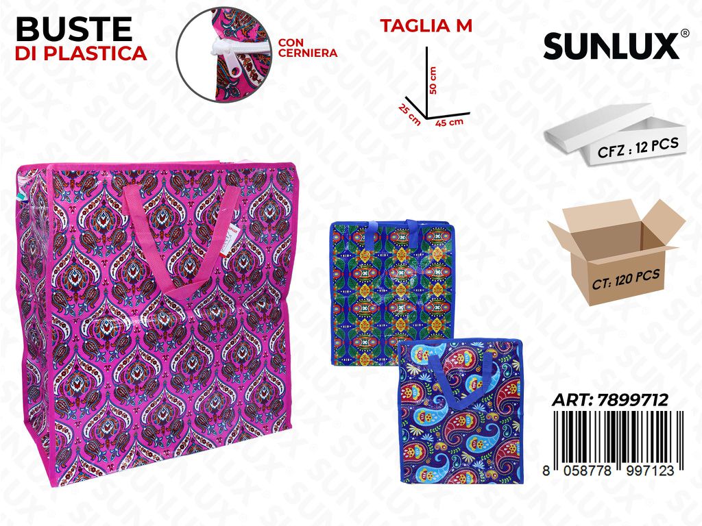Sunlux Buste Plastica c/ Cerniera 45*50*25CM