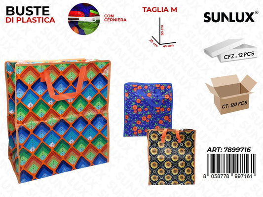 Sunlux Buste Plastica c/ Cerniera 45*50*25CM