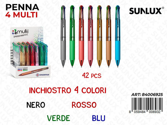 Esp. Penna Sfera 4MULTI Color Cromata
