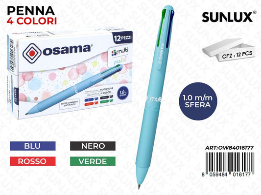 Penna Sfera 4MULTI Color Light Blue Pastel
