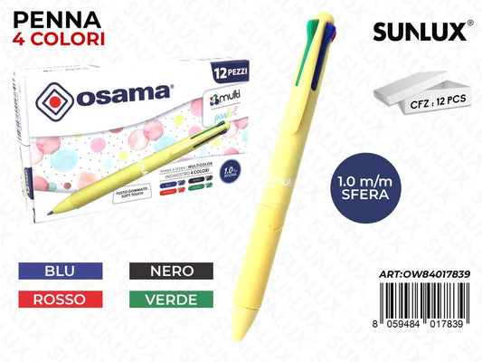 Penna Sfera 4MULTI Color Sunshine Pastel
