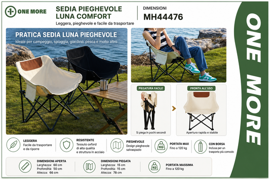 SEDIA PIEGHEVOLE 45*45*36CM