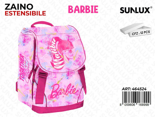 ZAINO ESTENSIBILE BARBIE 28*40CM