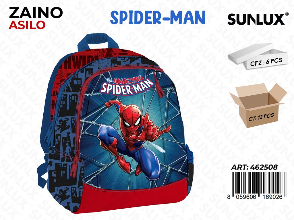 ZAINO ASILO SPIDERMAN AMAZING 24*30CM