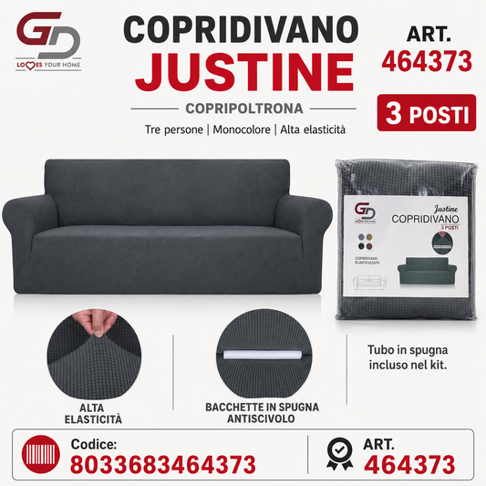 Copridivano Justine 3 Posti