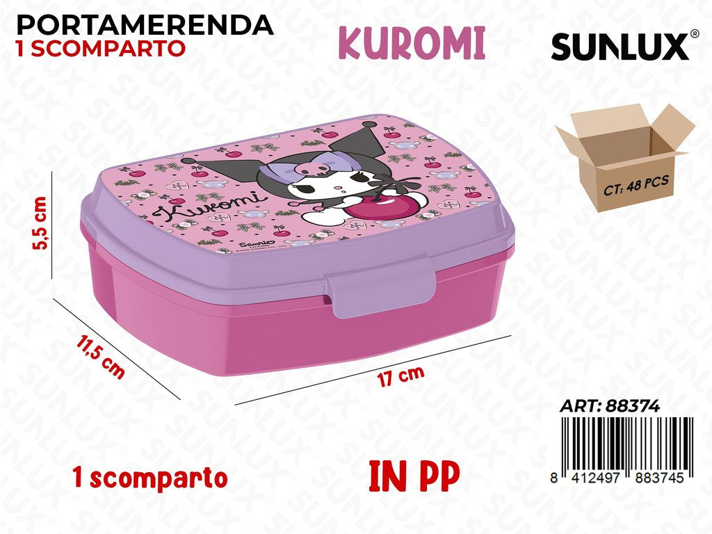 Portamerenda Kuromi 17*11.5*5.5CM