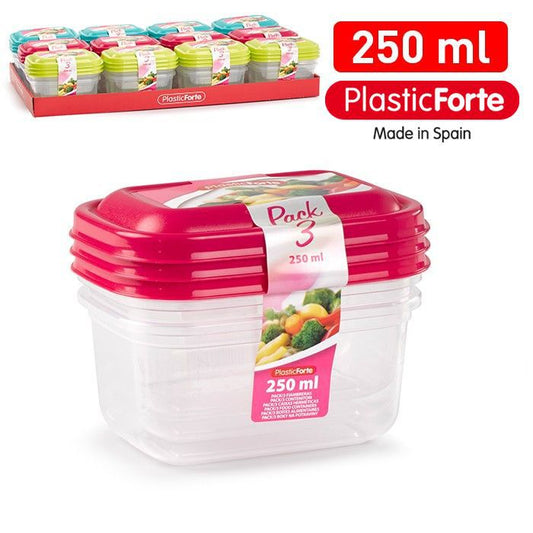 Set 3 Contenitori 250 ml