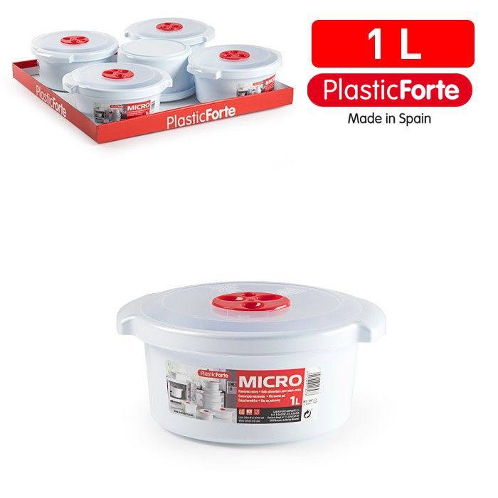 Casseruola microonde 1 L alta