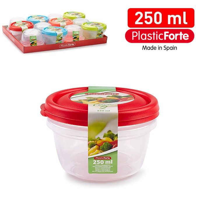 Set 2 Contenitori Tondi 250 ml