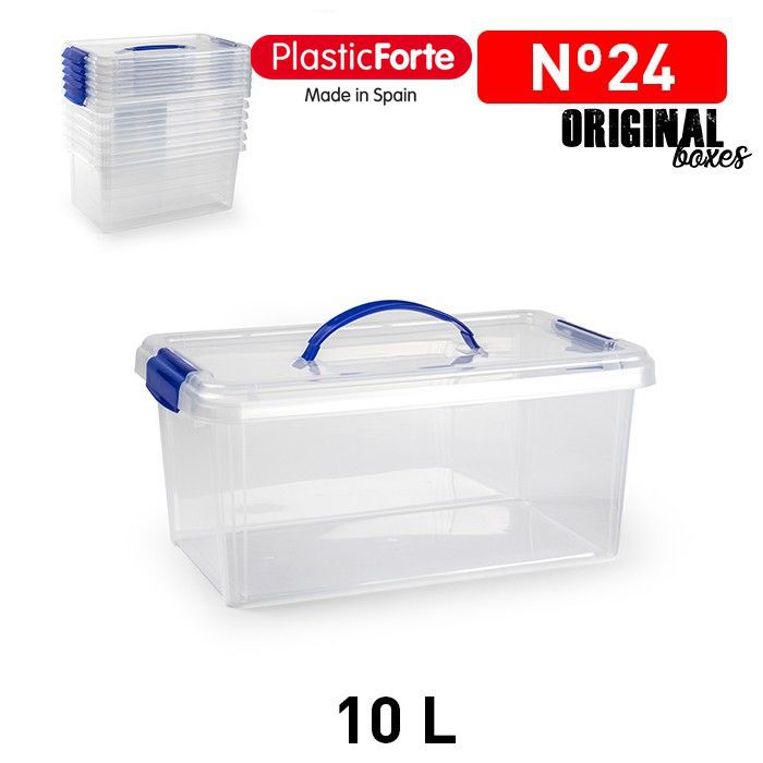 Scatola multiuso No 24 10 L TRASPARENTE