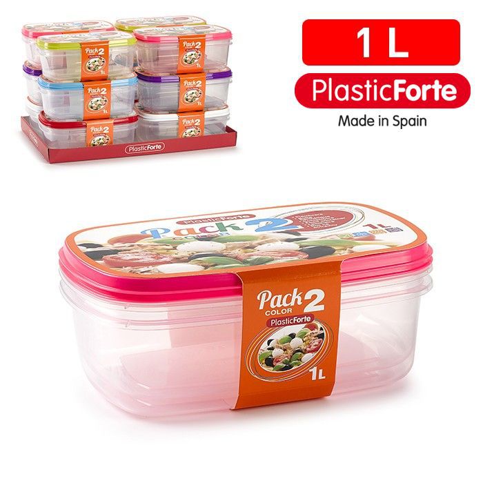 Pack 2 contenitori 1 L