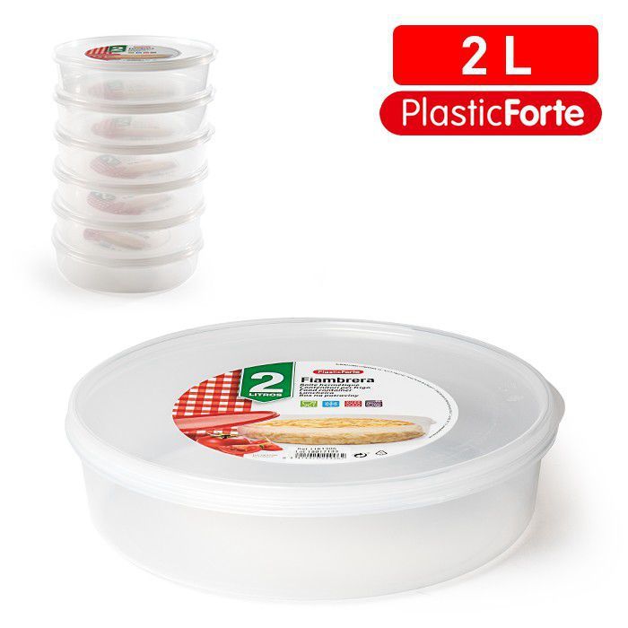 Contenitore per fritate 2 L TRASPARENTE