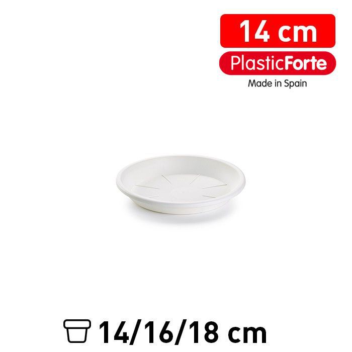 Sottovaso 14 cm BIANCO