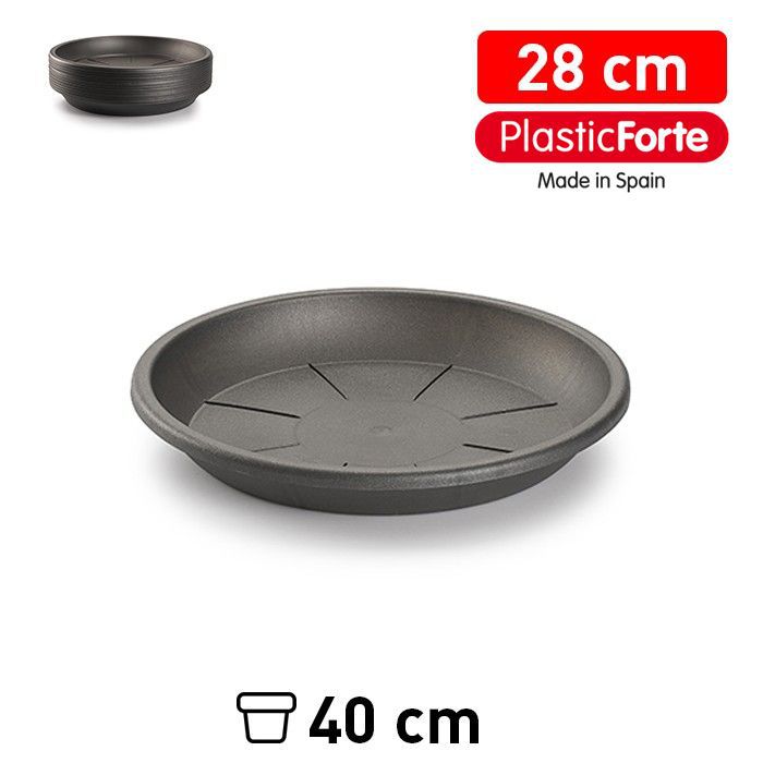 Sottovaso 28 cm ANTRACITE