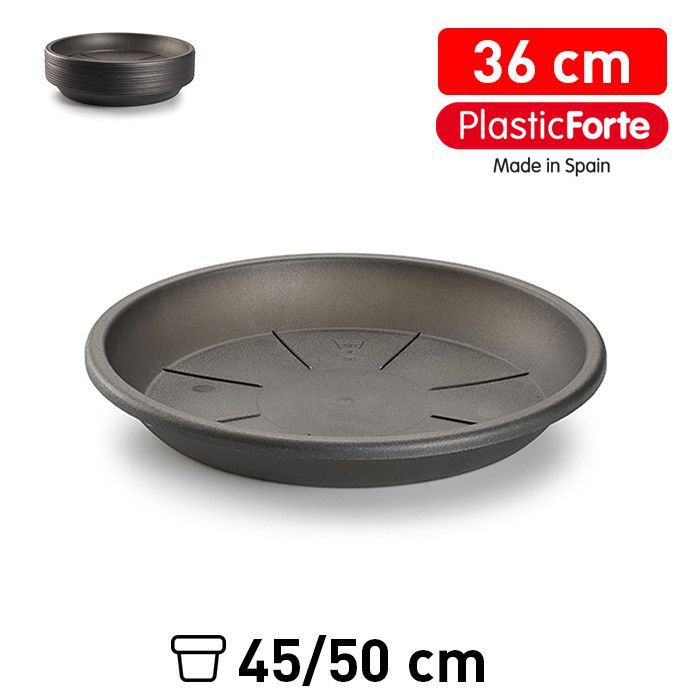 Sottovaso 36 cm ANTRACITE