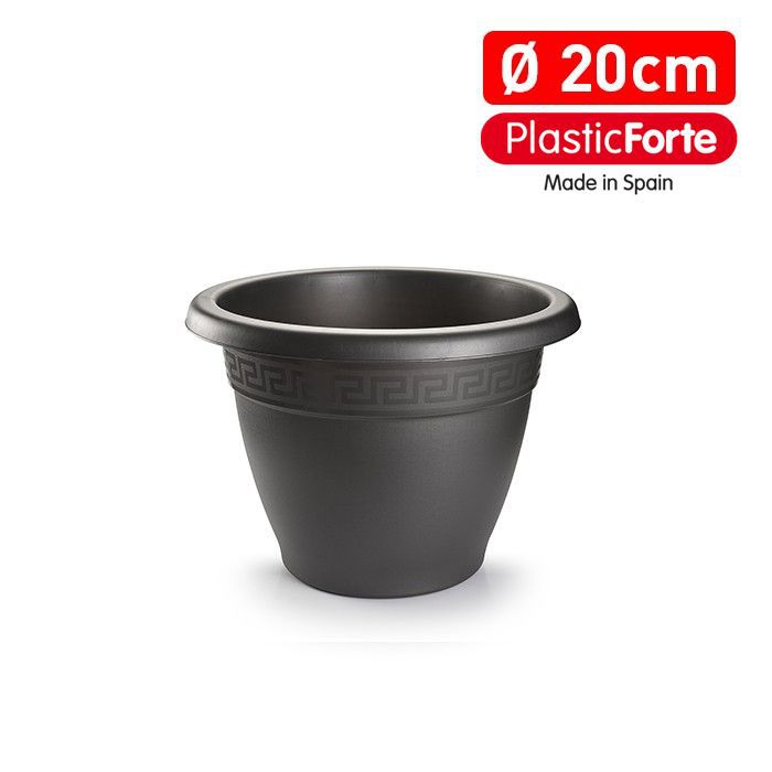 Vaso 20 cm ANTRACITE