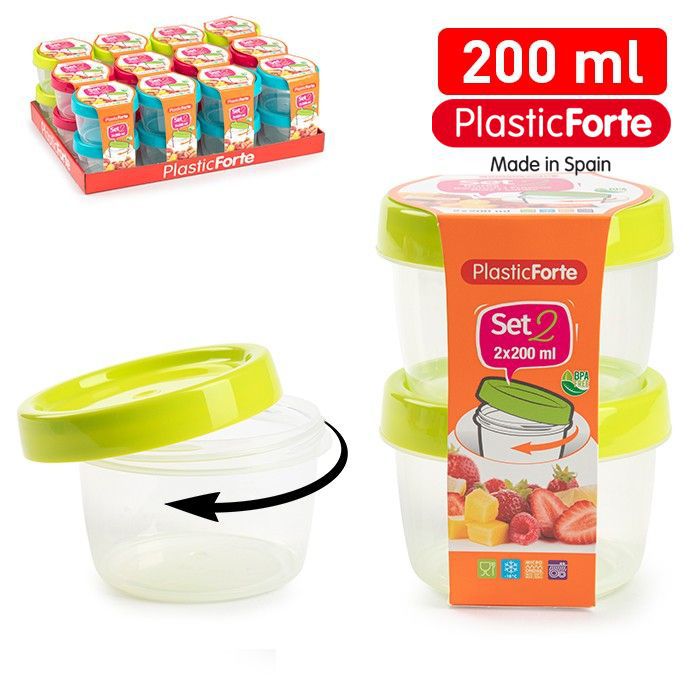 Set 2 barattoli 200 ML GAMMA CLASSICA