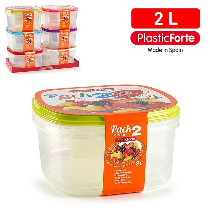 Pack 2 contenitori 2 L