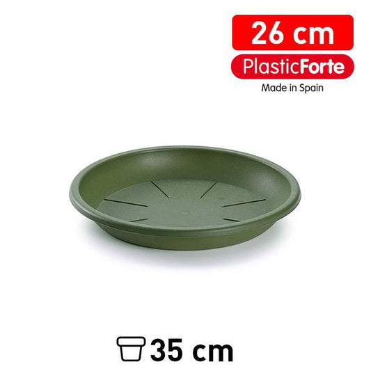 Sottovaso 26 cm VERDE JAR