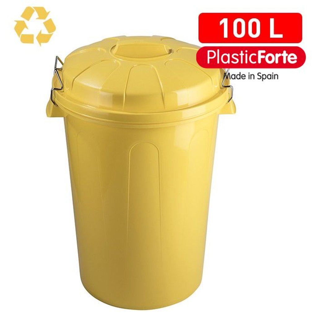 Bidone 100 L Amarillo Parchis F17