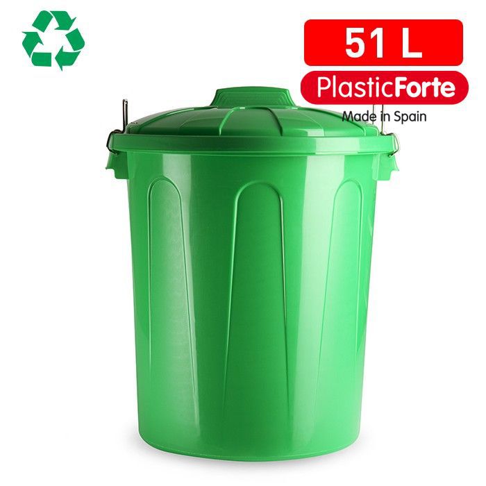 Bidone 51 L Verde Parchis